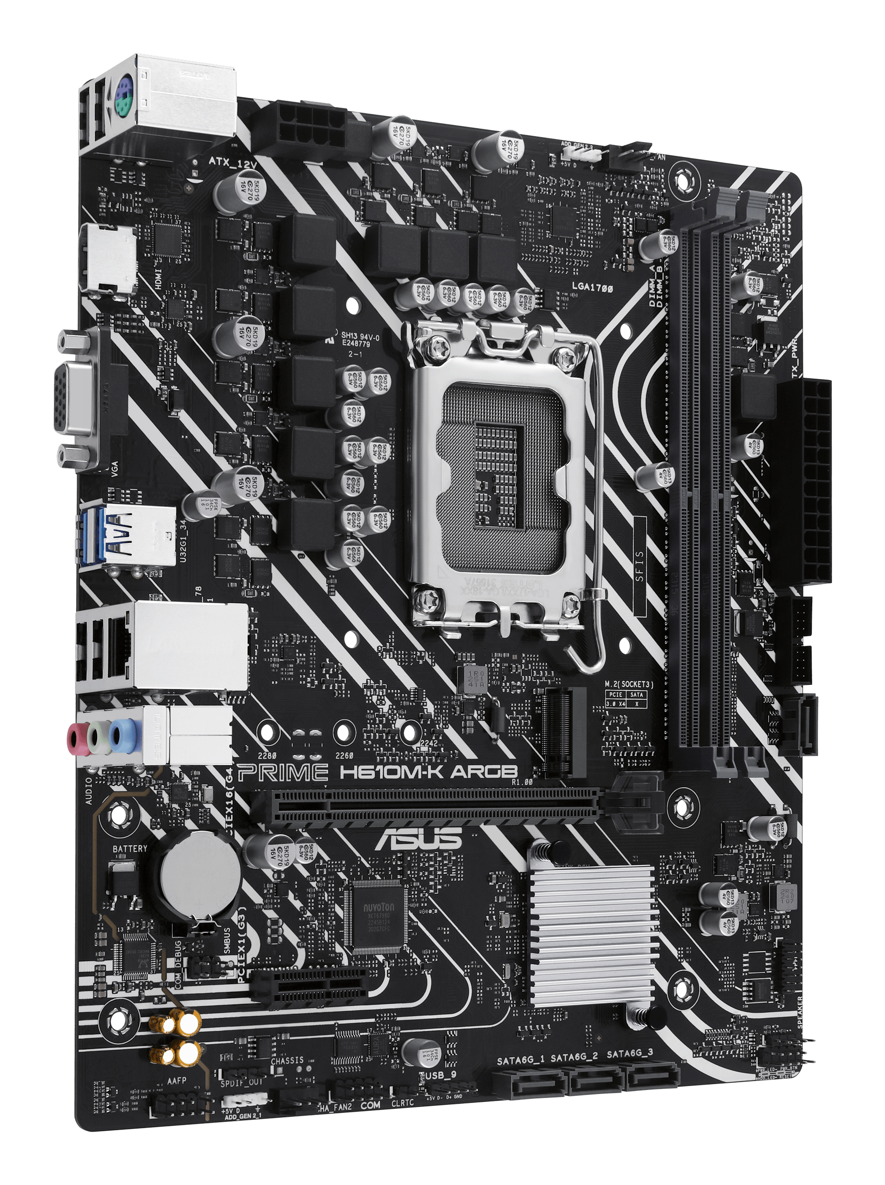 ASUS PRIME H610M-K ARGB Intel H610 LGA 1700 micro ATX - Afbeelding 4