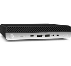 T1A HP EliteDesk 800 G4 Refurbished Intel® Core™ i5 i5-8500T 8 GB DDR4-SDRAM 256 GB SSD Windows 11 Pro Mini PC Zwart, Zilver - Afbeelding 4