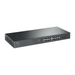 TP-Link TL-SG1218MPE Managed L2 Gigabit Ethernet (10/100/1000) Power over Ethernet (PoE) 1U Zwart - Afbeelding 3