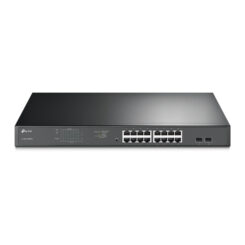 TP-Link TL-SG1218MPE Managed L2 Gigabit Ethernet (10/100/1000) Power over Ethernet (PoE) 1U Zwart - Afbeelding 2
