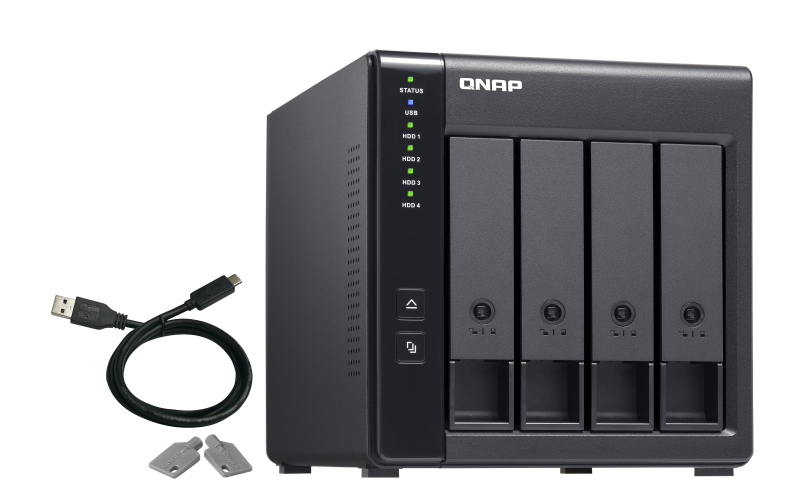 QNAP TR-004 behuizing voor opslagstations HDD-/SSD-behuizing Zwart 2.5/3.5" - Afbeelding 6