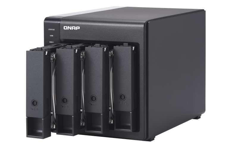 QNAP TR-004 behuizing voor opslagstations HDD-/SSD-behuizing Zwart 2.5/3.5" - Afbeelding 4