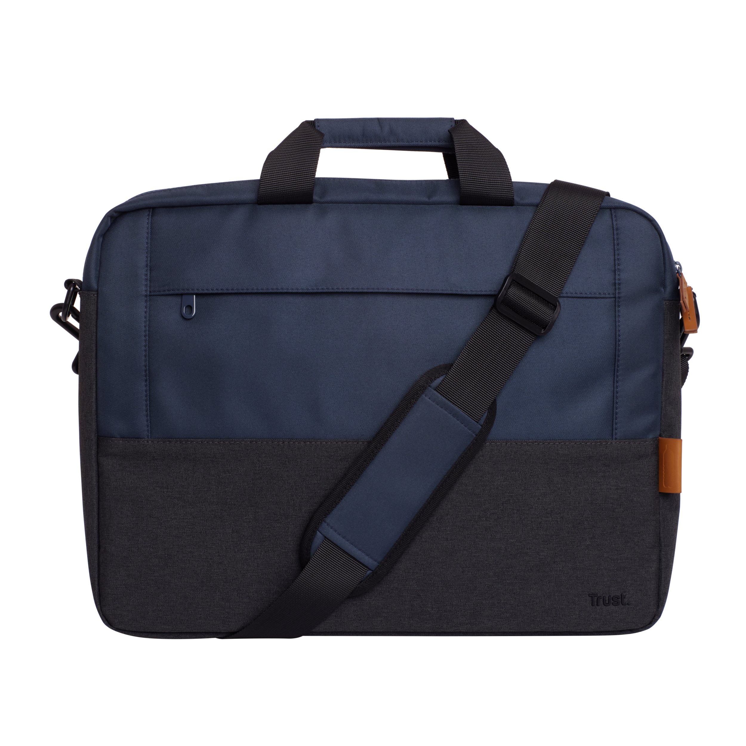 Trust Lisboa Laptop schoudertas 16 inch - Laptop schoudertas – Voor laptops tot 16 inch – Gerecycled polyester – Blauw - Afbeelding 2