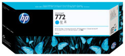 HP 772 cyaan DesignJet inktcartridge, 300 ml - Afbeelding 2