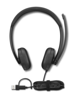 Lenovo VoIP Headset 5000 Bedraad Hoofdband Kantoor/callcenter USB Type-C Zwart - Afbeelding 4