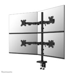 Neomounts DS60-600BL2-2 Quadruple monitorarm voor vier schermen 10-32"