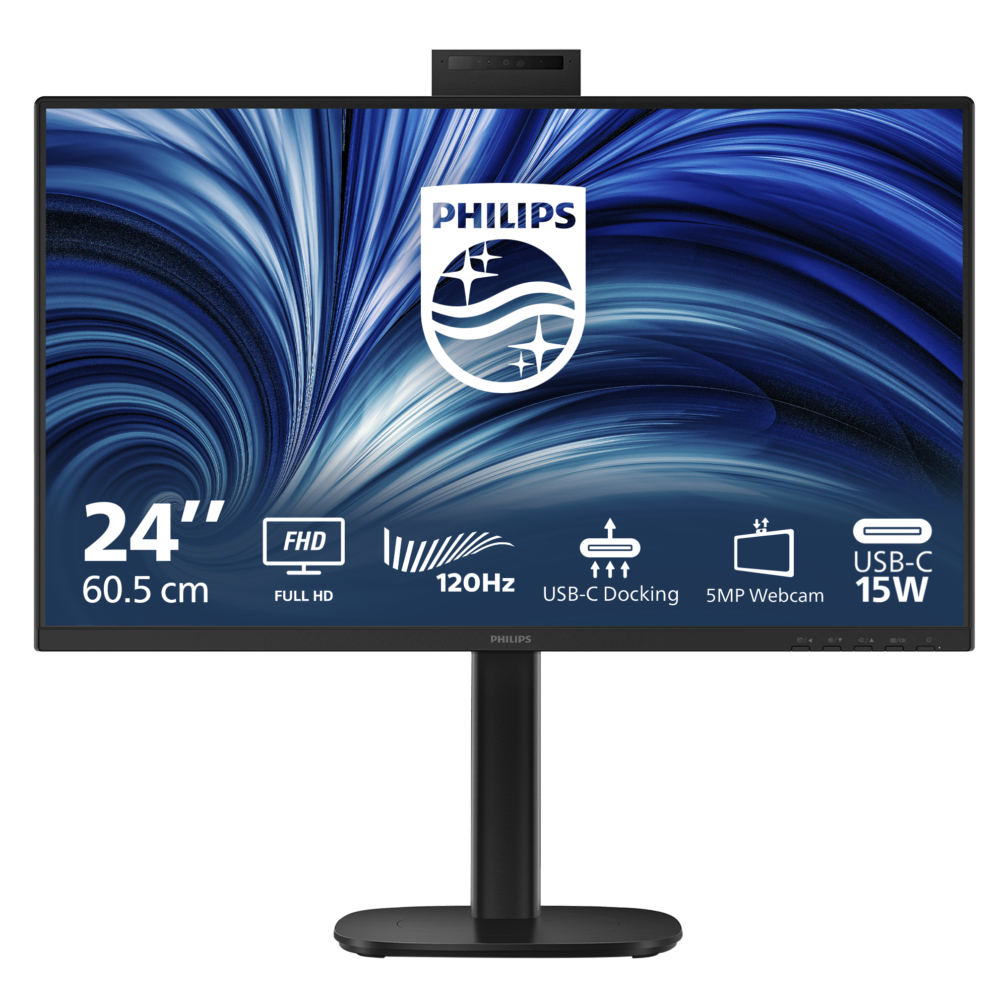 Philips 3000 series 24B2U3301H/00 computer monitor 60,5 cm (23.8") 1920 x 1080 Pixels Full HD LCD Zwart - Afbeelding 2