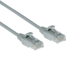 ACT Grijze 5 meter LSZH U/UTP CAT6 datacenter slimline patchkabel snagless met RJ45 connectoren - Afbeelding 2