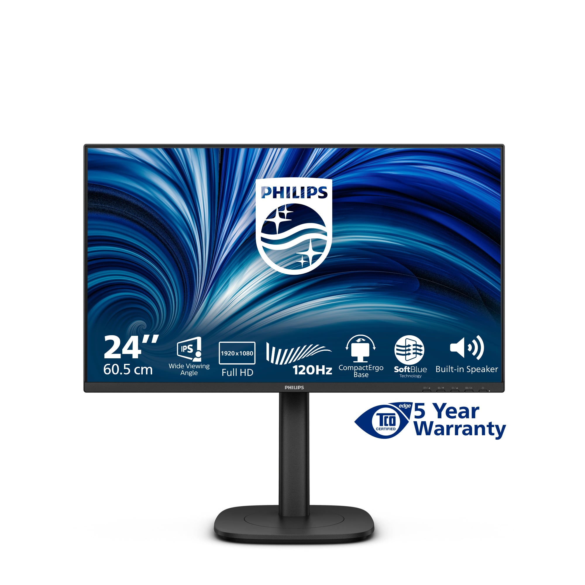 Philips 3000 series 24B2N3200J/00 computer monitor 60,5 cm (23.8") 1920 x 1080 Pixels Full HD LCD Zwart - Afbeelding 4