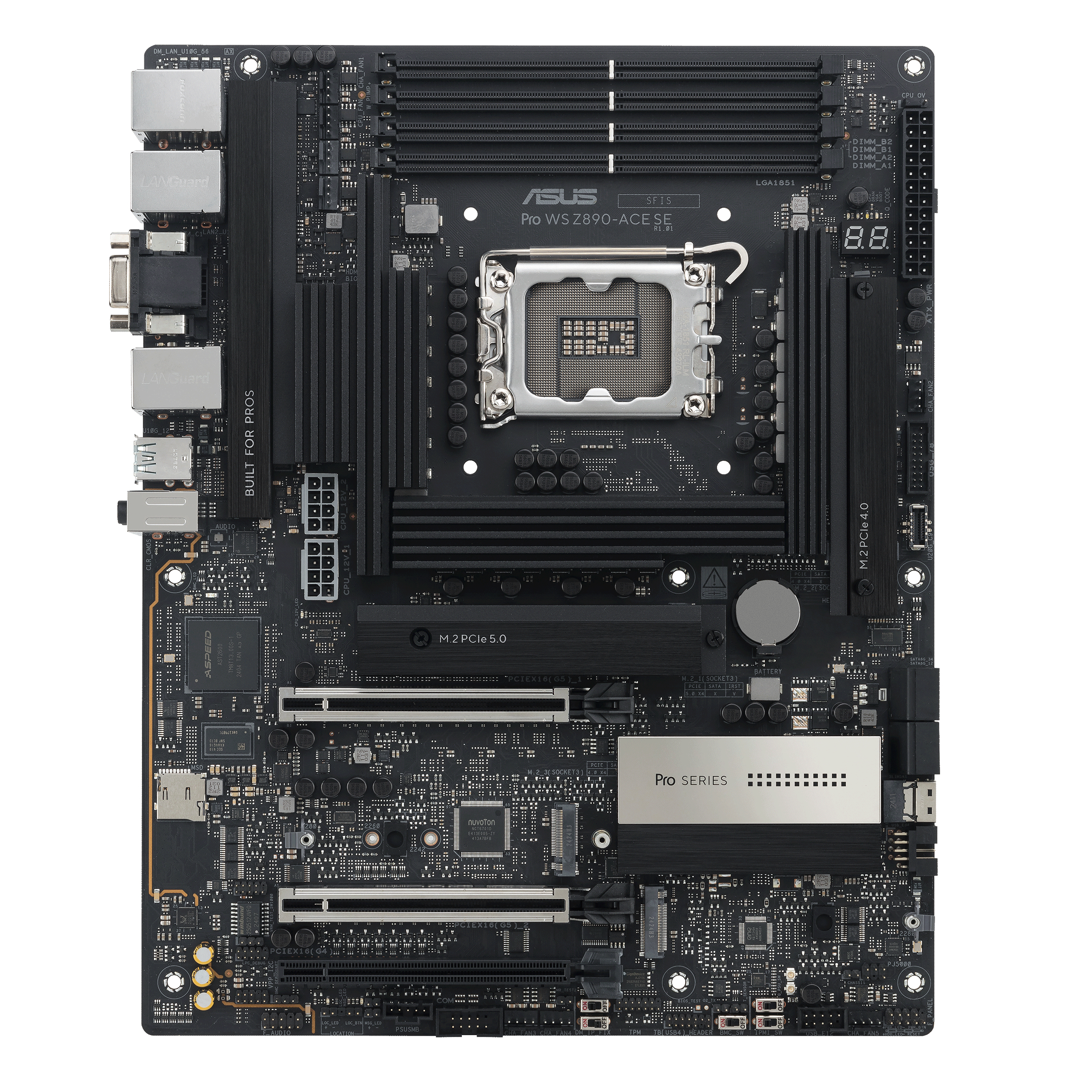 ASUS PRO WS Z890-ACE SE Intel Z890 LGA 1851 (Socket V1) ATX - Afbeelding 3