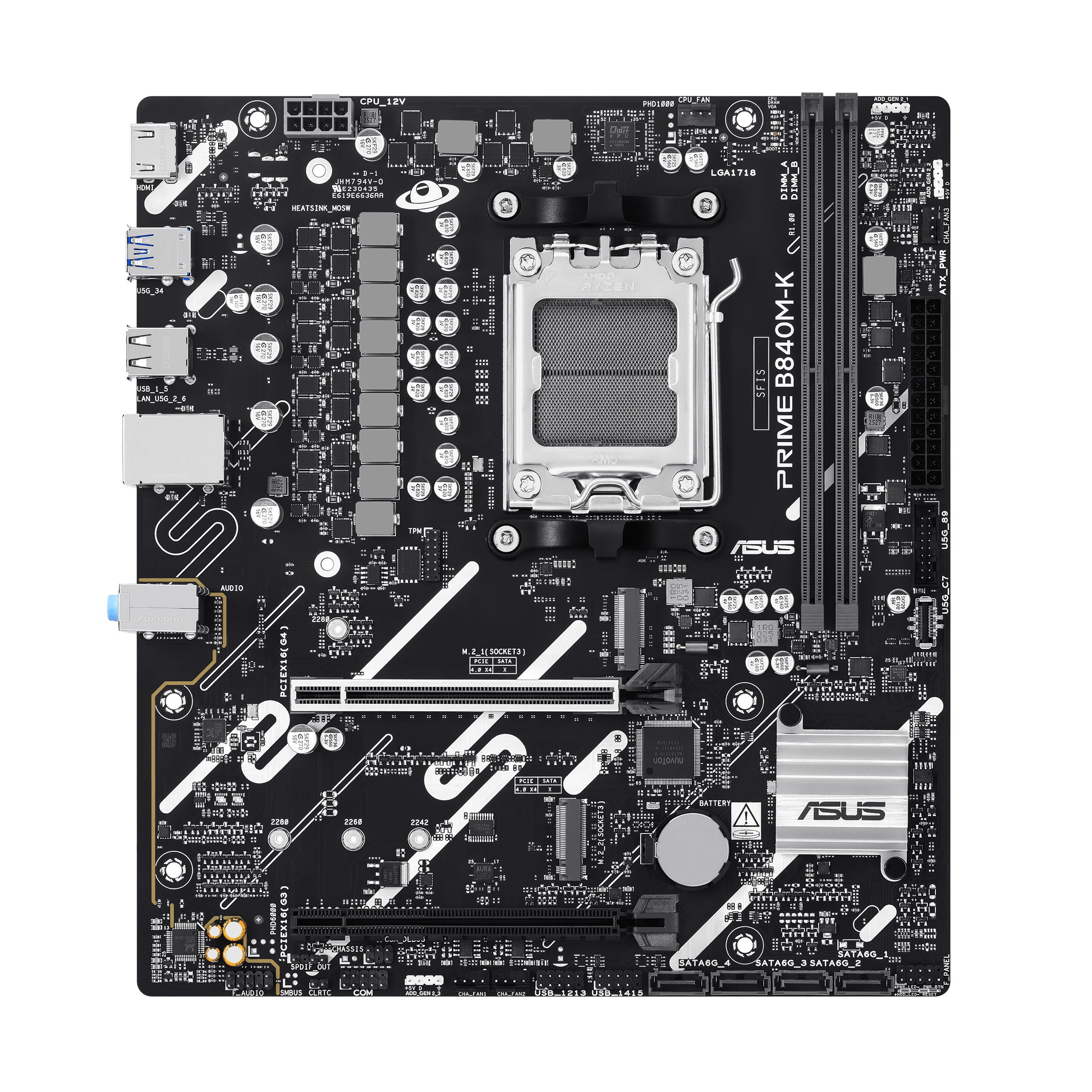 ASUS PRIME B840M-K AMD B840 Socket AM5 micro ATX - Afbeelding 2