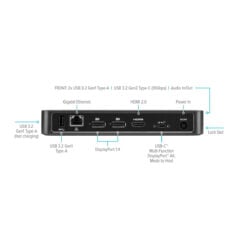 Targus DOCK430EUZ laptop dock & poortreplicator Bedraad Zwart - Afbeelding 4