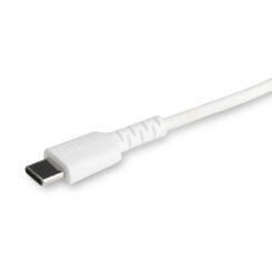 StarTech.com Premium USB-C naar Lightning Kabel 1m Wit - USB Type C naar Lightning Charge & Sync Oplaadkabel - Verstevigd met Aramide Vezels - Apple MFi Gecertificeerd - iPad Air iPhone 12 - Afbeelding 3
