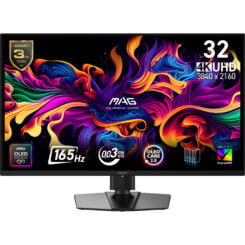 MSI MAG 322UP QD-OLED E16 computer monitor 80 cm (31.5") 3840 x 2160 Pixels 4K Ultra HD Zwart