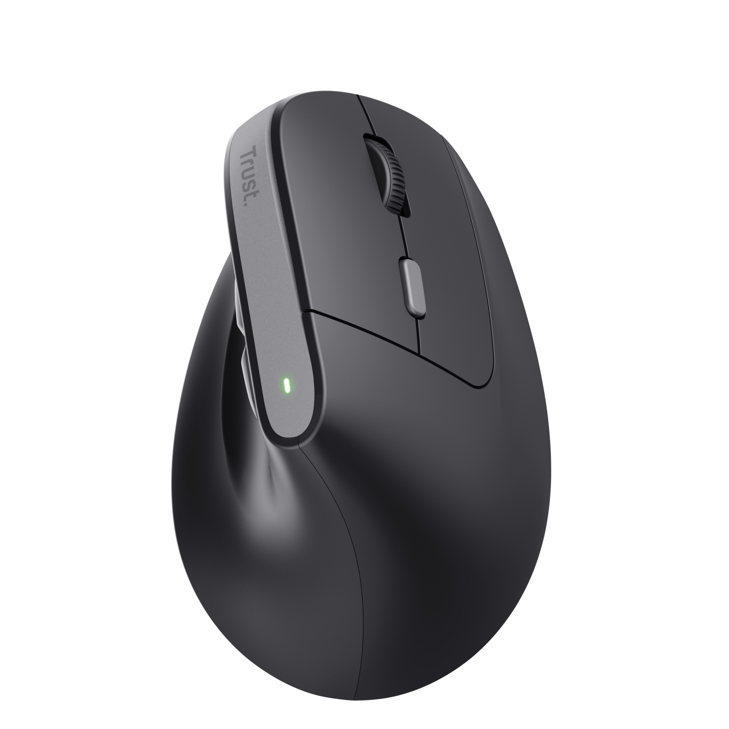 Trust TM-270 Draadloze Verticale Muis - Ergonomische muis – 6 knoppen – 2400 DPI – Business Model - Zwart - Afbeelding 3