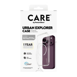 PanzerGlass CARE™ by ® Urban Explorer Case Transparent w. White MagSafe iPhone 2026 Pro | 17 Pro mobiele telefoon behuizingen Hoes Transparant - Afbeelding 4