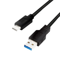 LogiLink CU0167 USB-kabel USB 3.2 Gen 1 (3.1 Gen 1) 0,5 m USB A USB C Zwart