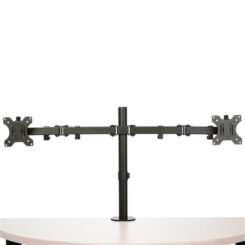 StarTech.com Dubbele Monitorarm - VESA Bureausteun voor Schermen tot 32" - Ergonomische Draaibare Beugel met Bureauklem/Doorvoer bevestiging - Verstelbare Hoogte/Kantelen/Zwenken/Roteren - Afbeelding 5