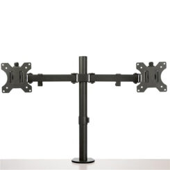 StarTech.com Dubbele Monitorarm - VESA Bureausteun voor Schermen tot 32" - Ergonomische Draaibare Beugel met Bureauklem/Doorvoer bevestiging - Verstelbare Hoogte/Kantelen/Zwenken/Roteren - Afbeelding 4