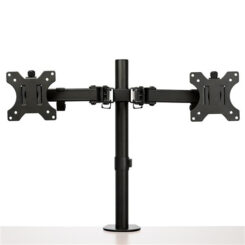 StarTech.com Dubbele Monitorarm - VESA Bureausteun voor Schermen tot 32" - Ergonomische Draaibare Beugel met Bureauklem/Doorvoer bevestiging - Verstelbare Hoogte/Kantelen/Zwenken/Roteren - Afbeelding 6