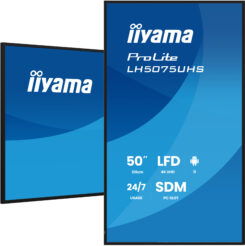 iiyama LH5075UHS-B2AG beeldkrant Digitale signage flatscreen 125,7 cm (49.5") LCD Wifi 500 cd/m² 4K Ultra HD Zwart Type processor Android 11 24/7 - Afbeelding 6