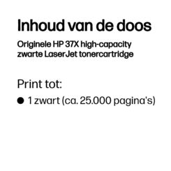 HP Originele 37X high-capacity zwarte LaserJet tonercartridge - Afbeelding 4