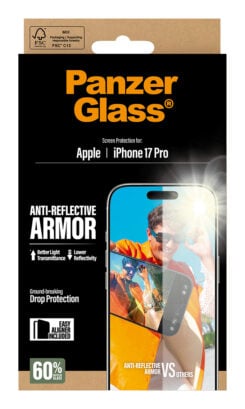 PanzerGlass ® Anti-Reflective Armor Screen Protector iPhone 17 Pro w. EasyAligner Doorzichtige schermbeschermer Apple 1 stuk(s) - Afbeelding 4