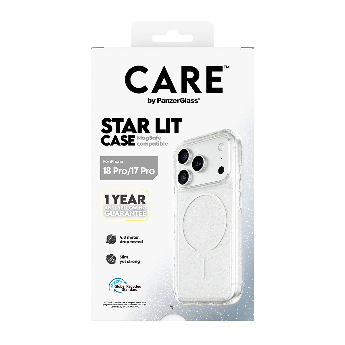 PanzerGlass CARE™ by ® Star Lit Case w. MagSafe iPhone 2026 Pro | 17 Pro mobiele telefoon behuizingen Hoes Transparant - Afbeelding 4