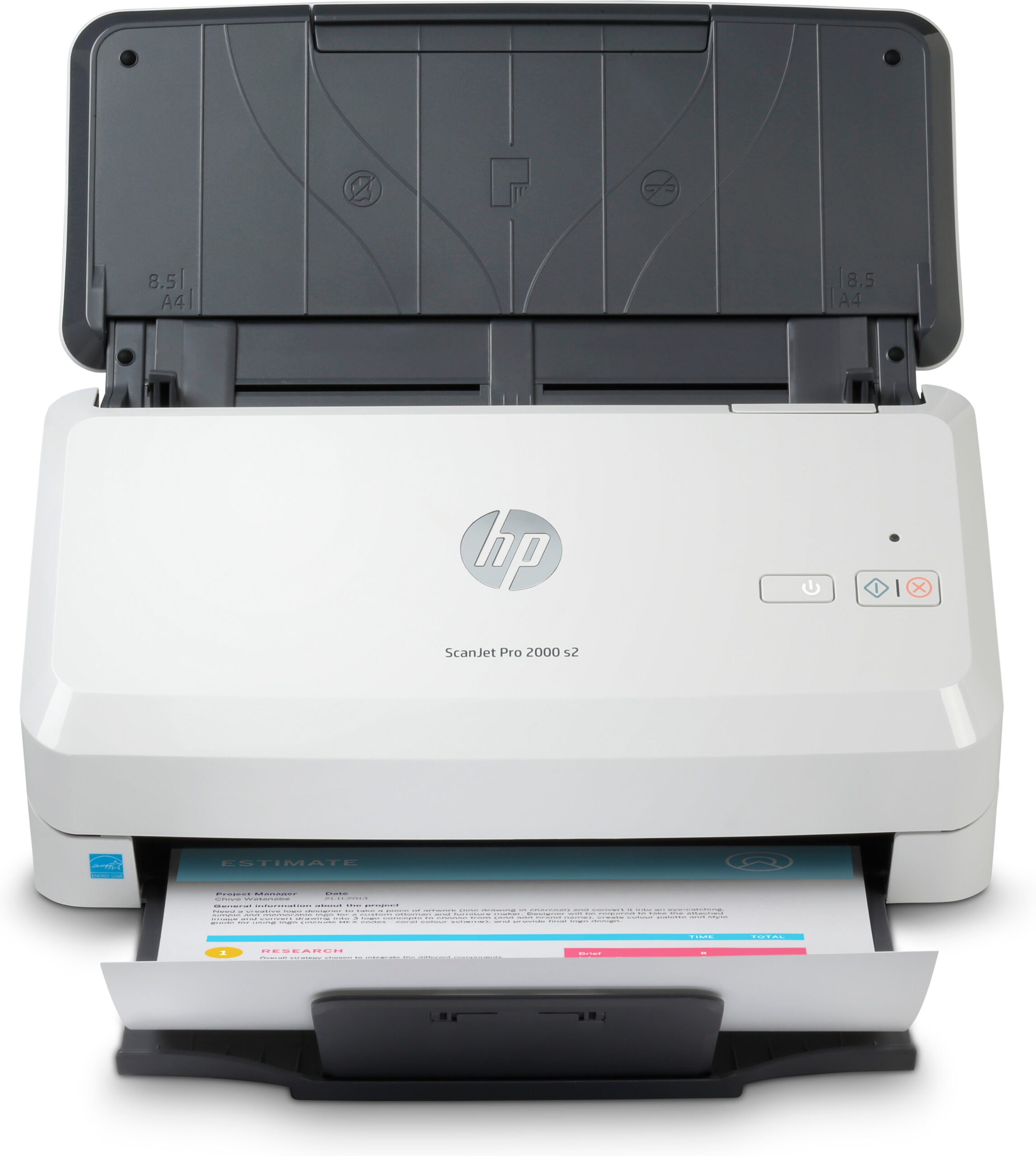 HP Scanjet Pro 2000 s2 Sheet-feed Scanner Paginascanner 600 x 600 DPI A4 Zwart, Wit - Afbeelding 2