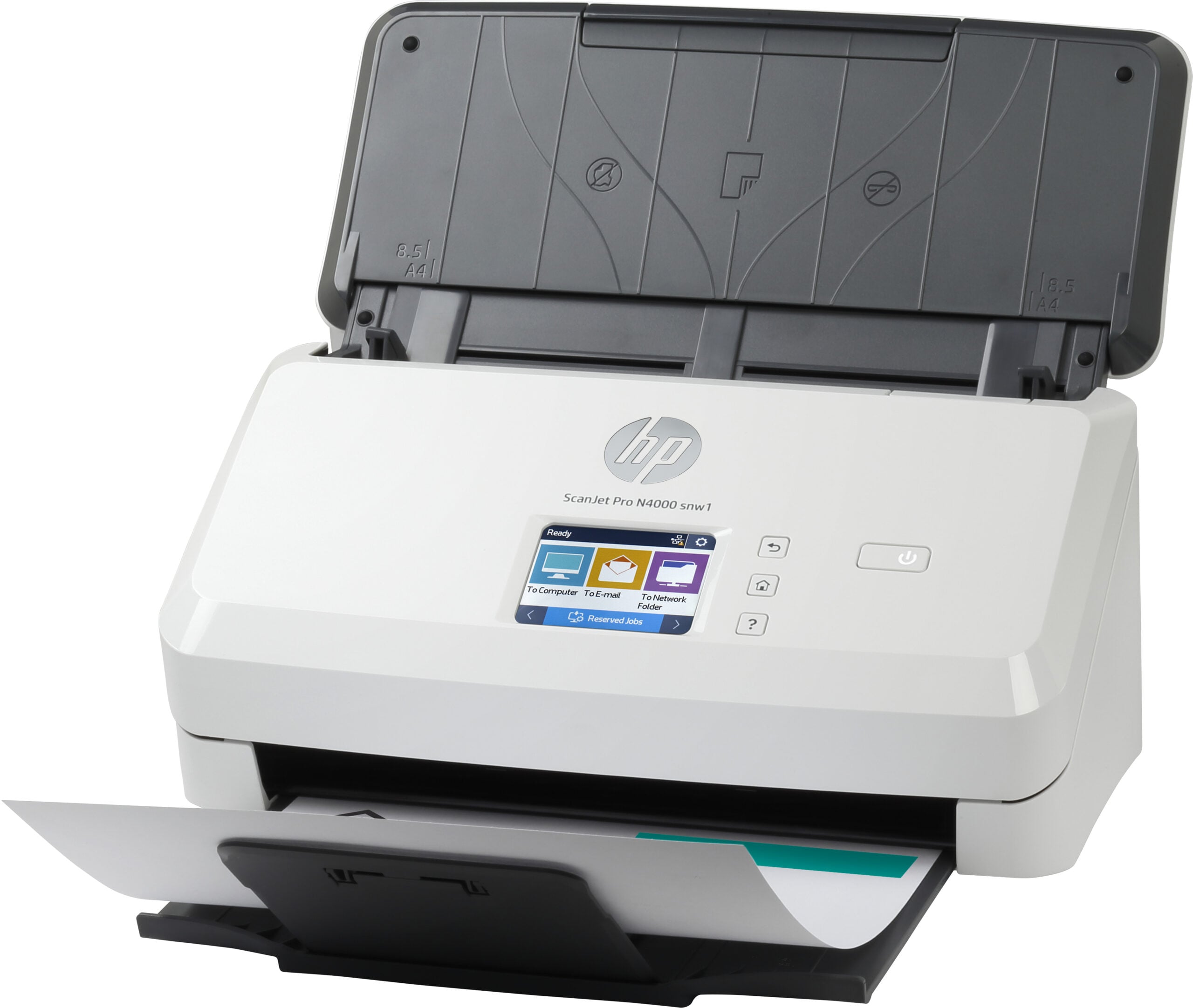 HP Scanjet Pro N4000 snw1 Sheet-feed Scanner Paginascanner 600 x 600 DPI A4 Zwart, Wit - Afbeelding 4