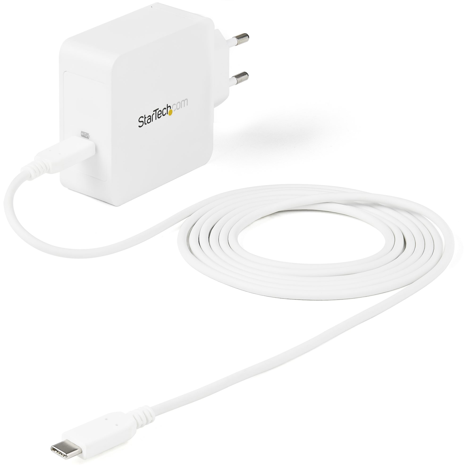 StarTech.com USB C Oplader- USB C Laptop Lader / Snellader - 60W PD - 2m Kabel - Universele Compacte Type C Power Adapter - Dell XPS/Lenovo X1 Carbon/HP EliteBook/MacBook - USB IF/CE Gecertificeerd - Afbeelding 2