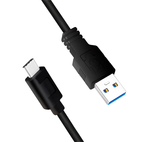LogiLink CU0170 USB-kabel USB 3.2 Gen 1 (3.1 Gen 1) 2 m USB A USB C 5 Gbit/s Zwart - Afbeelding 3