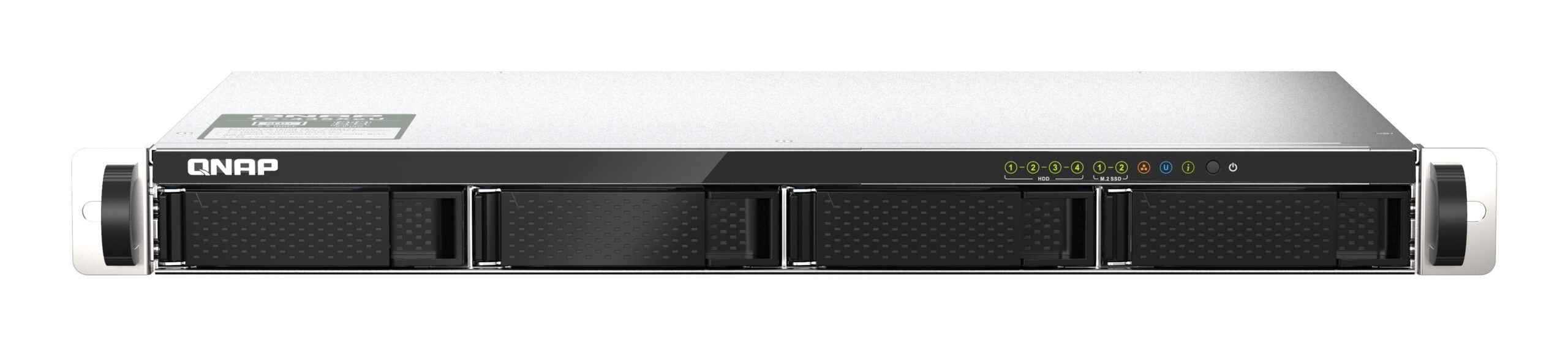 QNAP TS-435XEU NAS Rack (1U) Marvell CN9131 4 GB DDR4 0 TB QNAP QTS Zwart, Grijs