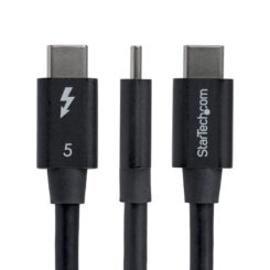 StarTech.com 80cm Haakse Thunderbolt 5 Kabel, 80Gbps/Tot 120Gbps, 240W PD, 8K 60Hz, Gecertificeerde Thunderbolt Kabel, Compatibel met Thunderbolt 4/USB4/USB-C - Afbeelding 3