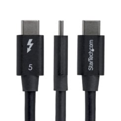 StarTech.com 80cm Haakse Thunderbolt 5 Kabel, 80Gbps/Tot 120Gbps, 240W PD, 8K 60Hz, Gecertificeerde Thunderbolt Kabel, Compatibel met Thunderbolt 4/USB4/USB-C - Afbeelding 3