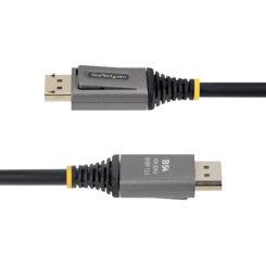 StarTech.com 1m DisplayPort 2.1 Kabel, VESA Gecertificeerde DP54 DisplayPort Kabel, Ongecomprimeerde 8K 60Hz, 10K 60Hz / 8K 144Hz / 4K 240Hz met DSC 1.2a, DP 2.1 Kabel - Afbeelding 5