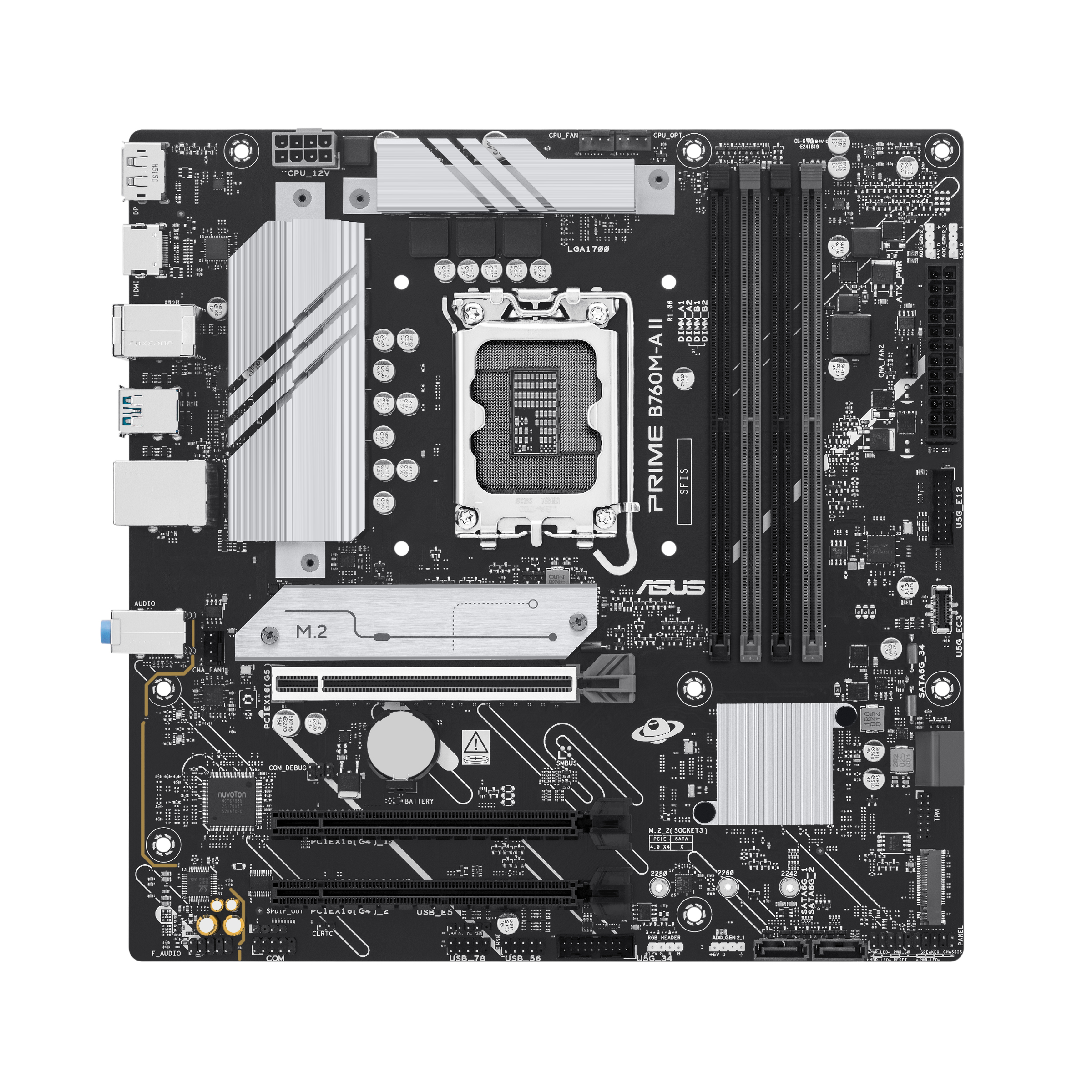 ASUS PRIME B760M-A II-CSM Intel B760 LGA 1700 micro ATX - Afbeelding 2