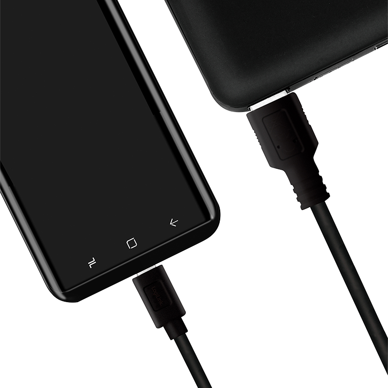 LogiLink CU0171 USB-kabel USB 3.2 Gen 2 (3.1 Gen 2) 3 m USB A USB C 5 Gbit/s Zwart - Afbeelding 4