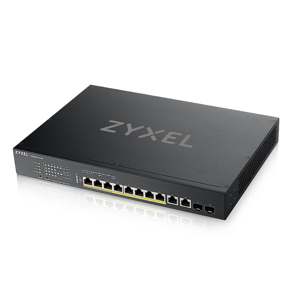Zyxel XS1930-12HP-ZZ0101F netwerk-switch Managed L3 10G Ethernet (100/1000/10000) Power over Ethernet (PoE) Zwart - Afbeelding 5