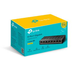 TP-Link LS1008G netwerk-switch Unmanaged Gigabit Ethernet (10/100/1000) Zwart - Afbeelding 6