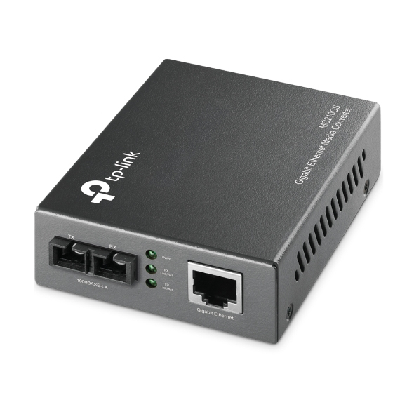 TP-Link Omada MC210CS netwerk media converter 1000 Mbit/s 1310 nm Single-mode Zwart - Afbeelding 2