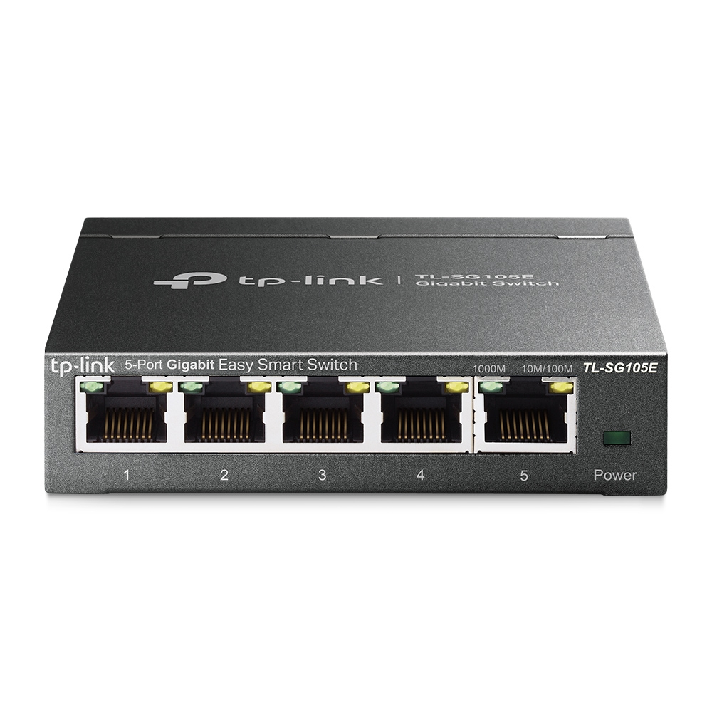 TP-Link TL-SG105E netwerk-switch Managed L2 Gigabit Ethernet (10/100/1000) Zwart - Afbeelding 2
