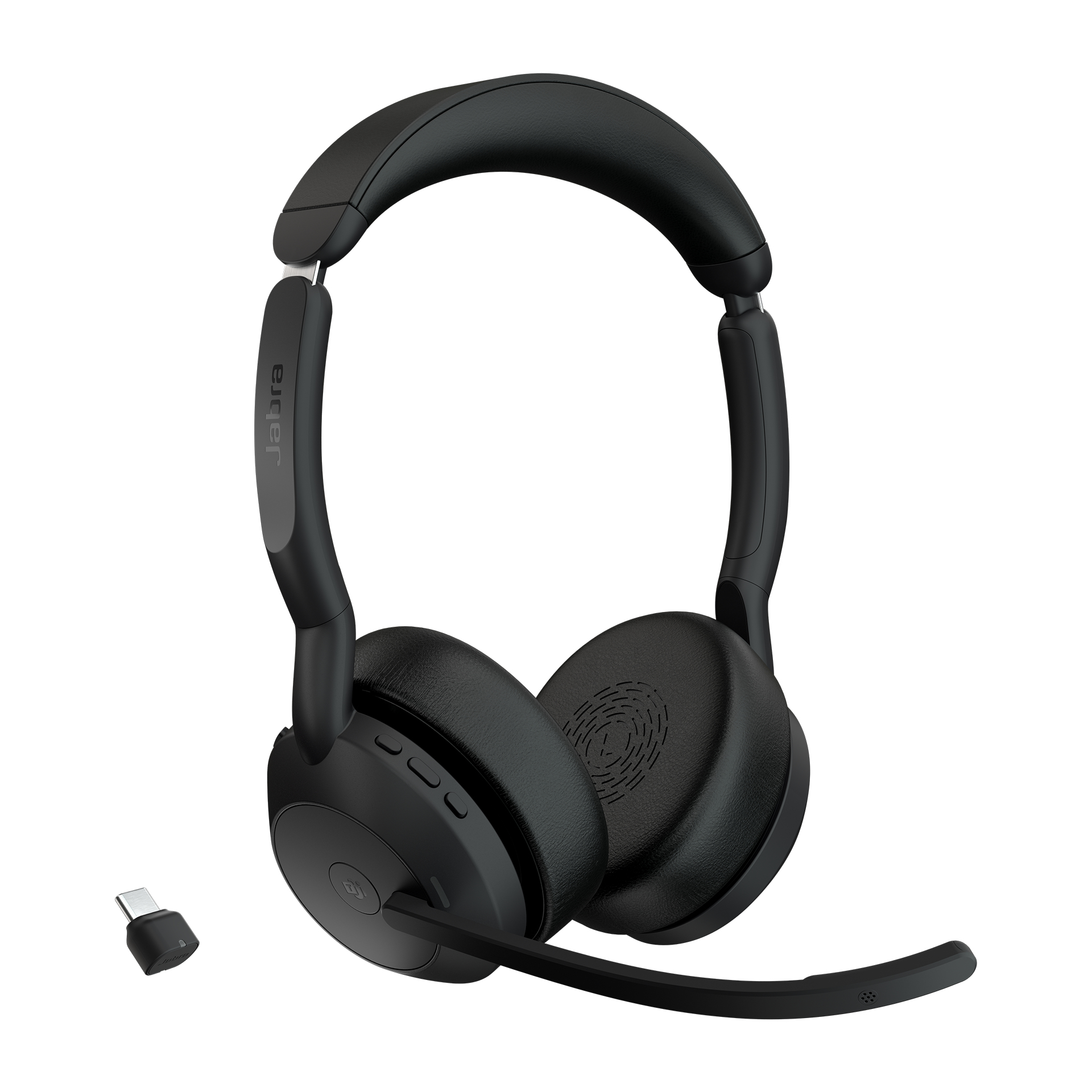 Jabra Evolve2 55 Headset Draadloos Hoofdband Kantoor/callcenter USB Type-C Bluetooth Oplaadhouder