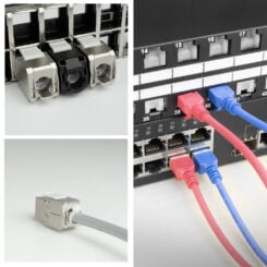 ACT Keystone Jack RJ45 CAT6A Shielded toolless met shutter - Afbeelding 5