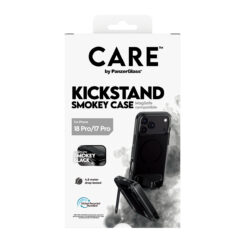 PanzerGlass CARE™ by ® Kickstand Case Smokey w. Black MagSafe iPhone 2026 Pro | 17 Pro mobiele telefoon behuizingen Hoes Transparant - Afbeelding 4