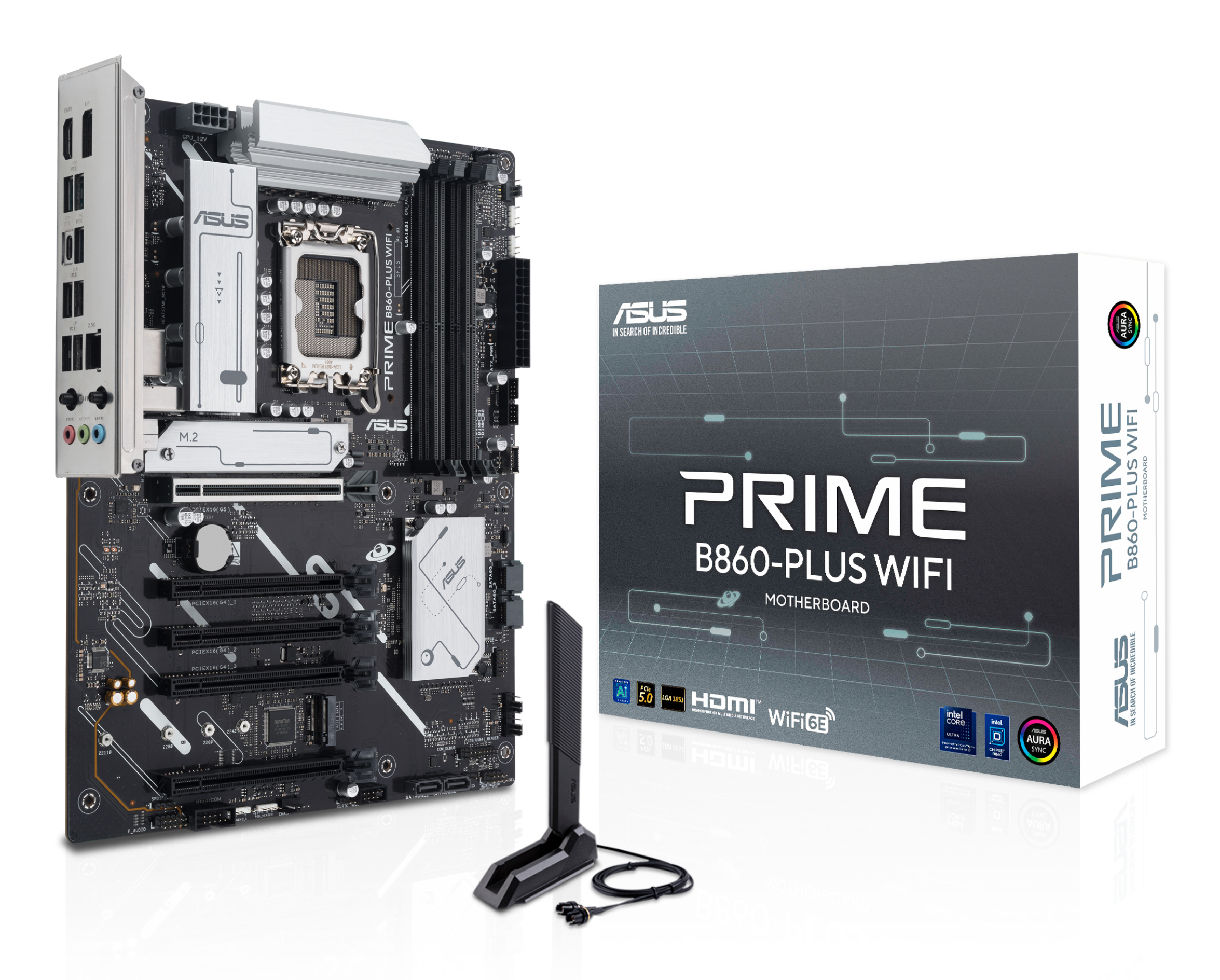 ASUS PRIME B860-PLUS WIFI Intel B860 LGA 1851 (Socket V1) ATX - Afbeelding 2