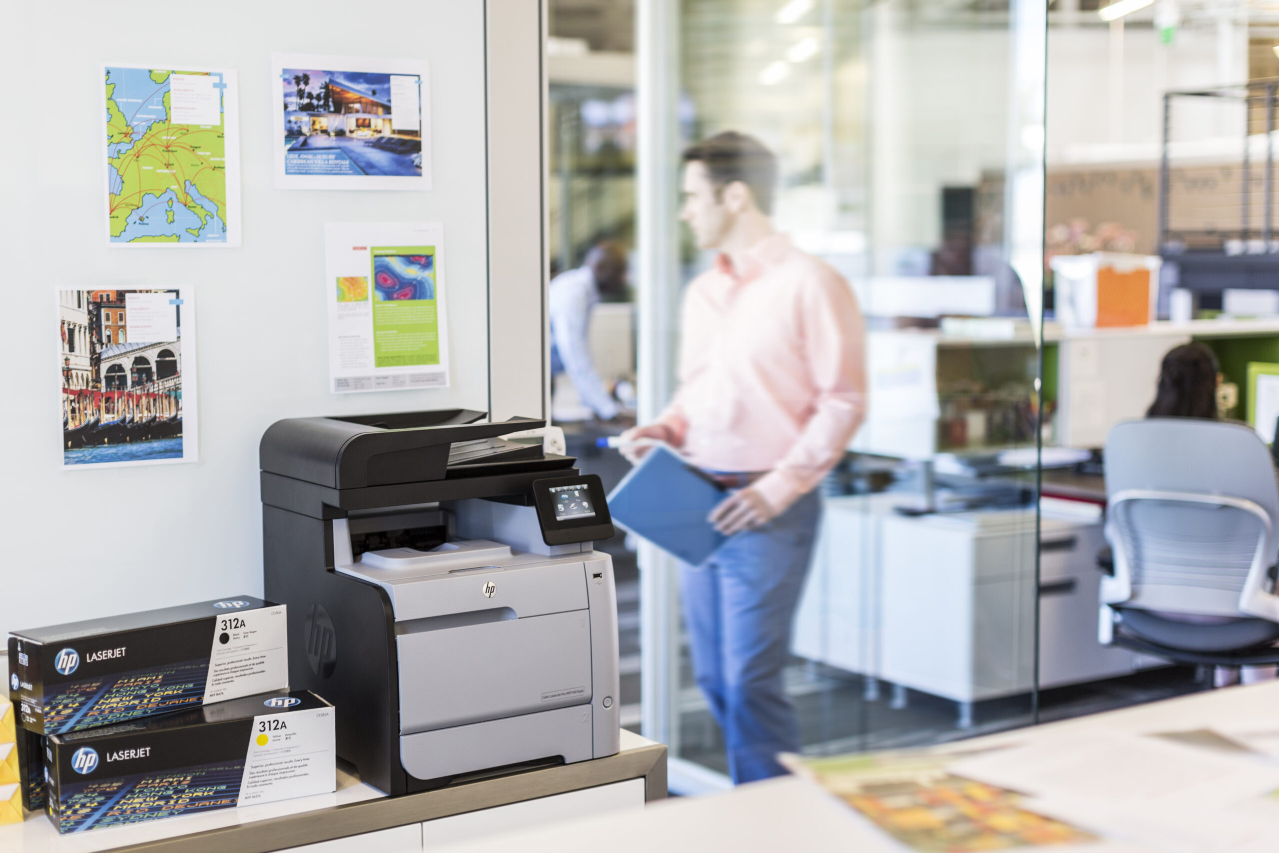 HP 312A gele LaserJet tonercartridge - Afbeelding 4