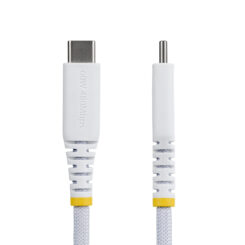 StarTech.com 3m USB-C Laadkabel, Wit, 60W (3A) PD, Dual-Layer Gevlochten Nylon/TPE Mantel, Robuuste USB Type-C Oplaadkabel, USB 2.0 Fast Charge Kabel - Afbeelding 3