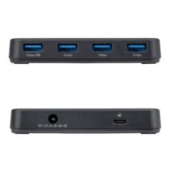 StarTech.com 4-Port USB-A Hub, 5Gbps, Self Powered, 2-in-1 USB-C en USB-A Host Kabel, 1x BC 1.2 Charging Poort, Inclusief 24W Power Adapter, MacBook en Windows - Afbeelding 3