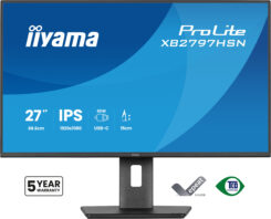 iiyama ProLite XB2797HSN-B1 computer monitor 68,6 cm (27") 1920 x 1080 Pixels Full HD LCD Zwart - Afbeelding 3